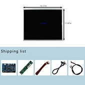 17 tft color lcd display